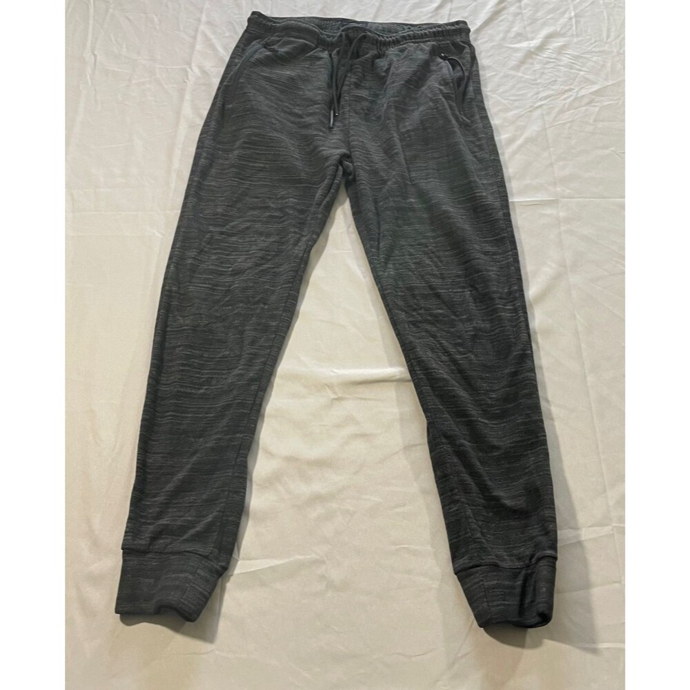 Triumph Tragedy Standard Fit Sweatpants Gray Drawstring Tapered Joggers Men 32 M
